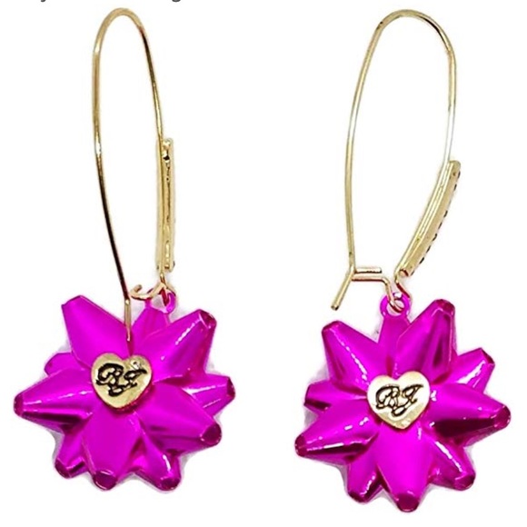 Betsey Johnson | women's bow earrings - Picture 2 of 4